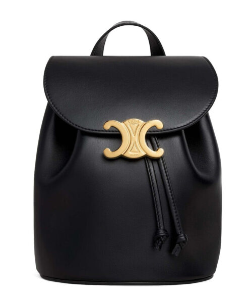 Celine Backpack Celine Bonnie In Smooth Calfskin Black
